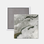 Sneeuw- en wolkenstraten magneet (Voorkant / Achterkant)