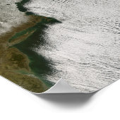 Sneeuw- en wolkenstraten poster (Hoek)