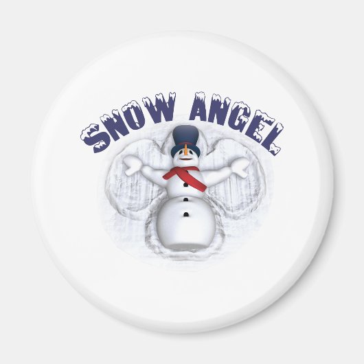 Sneeuw Engel Magneet (Voorkant)