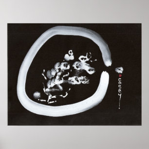 Sneeuw Enso Art Print