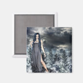 Sneeuw Fairy Magnet Magneet (Voorkant / Achterkant)