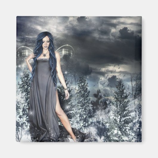 Sneeuw Fairy Magnet Magneet (Voorkant)