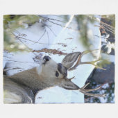 Sneeuw Fleece Deken (Voorkant (Horizontaal))