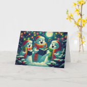 Sneeuw Geesten Kaart (Gele Bloem)