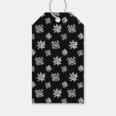 Sneeuw gluren | Red Plaid Cadeaulabel (Achterkant)