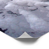 sneeuw in april Poster (Hoek)