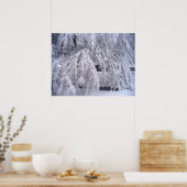 sneeuw in april Poster (Keuken)