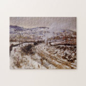 Sneeuw in Argenteuil Monet Fine Art Legpuzzel (Horizontaal)