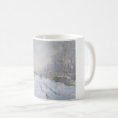 Sneeuw in Argenteuil (van Claude Monet) Koffiemok (Voorkant rechts)