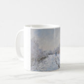 Sneeuw in Argenteuil (van Claude Monet) Koffiemok (Voorkant links)