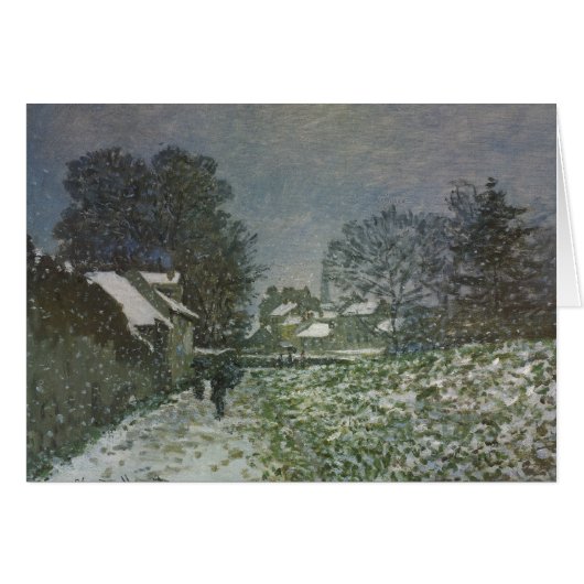 Sneeuw in Argentinië door Claude Monet (Voorkant Horizontaal)