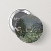 Sneeuw in Argentinië door Claude Monet Ronde Button 5,7 Cm (Voorkant /achterkant)