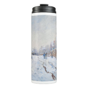 Sneeuw in Argentinië door Claude Monet Thermosbeker