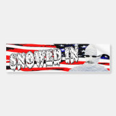 Sneeuw in de Bumpersticker (Voorkant)