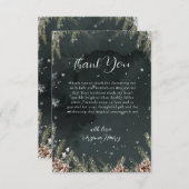 Sneeuw in de Lente Bedankkaart (Voorkant / Achterkant)