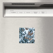 Sneeuw in de Pines Magnet Magneet (Insitu (Vaatwasser))