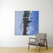 Sneeuw in de Simpson Trailhead Kootenay Wandkleed (In Situ (horizontaal))