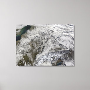 Sneeuw in Europa Canvas Afdruk