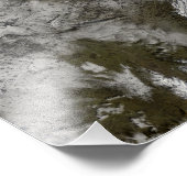 Sneeuw in Europa Foto Afdruk (Hoek)