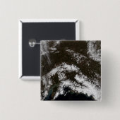 Sneeuw in het zuidelijk deel van Alaska Vierkante Button 5,1 Cm (Voorkant /achterkant)