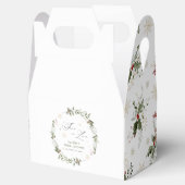 Sneeuw in liefde Winter Bruidsuitnodiging Bedankdoosjes (Geopend)