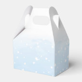 Sneeuw in liefde Wintertrouw Bedankdoosjes (Achterkant)