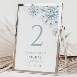 Sneeuw in Love Bruidsuitvaart Kaart