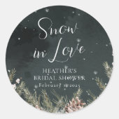 Sneeuw in Love Sticker (Voorkant)