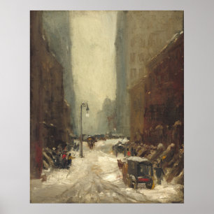Sneeuw in New York - Robert Henri Fine Art Poster