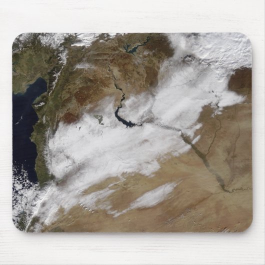 Sneeuw in Syrië Muismat (Voorkant)