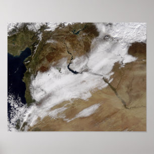 Sneeuw in Syrië Poster