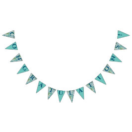 Sneeuw in zomerse nieuwe stijl Weddenschap Vlaggetjes