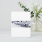 Sneeuw in Zweden Briefkaart (Staand voorkant)