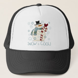 Sneeuw is Cool Holiday Tshirts en Gifts Trucker Pet