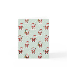 Sneeuw Kerstman kerstgroeten