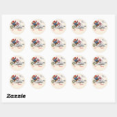 Sneeuw Kinderen Gift Label Stickers (Vel)