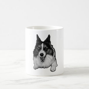 Sneeuw-Kus Corgi Hallo Koffiemok