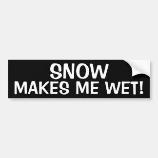 SNEEUW MAAKT ME NAT! BUMPERSTICKER
