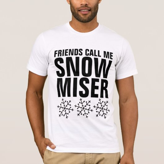SNEEUW MISER T-SHIRTS (Voorkant)