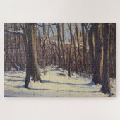 Sneeuw Natuur Scene Kleurrijke Schaduwen Legpuzzel (Horizontaal)