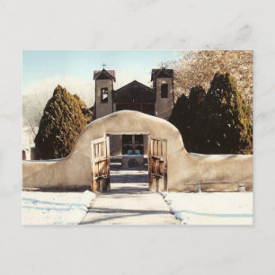 sneeuw op Chimayo Briefkaart