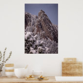 Sneeuw op de vlam poster (Keuken)