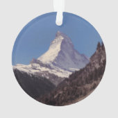 Sneeuw op Matterhorn Mountain Hanging Ornament (achterkant)