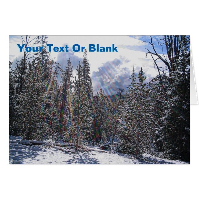 Sneeuw op snelle bliksem (Voorkant Horizontaal)