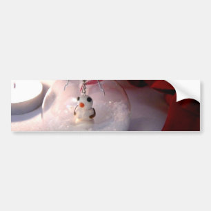 Sneeuw Ornament Bumpersticker