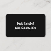 Sneeuw ploegen visitekaartje (Achterkant)