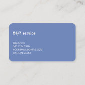 Sneeuw ploegen visitekaartje (Achterkant)