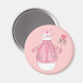 Sneeuw Prinses Vakantie Tshirts en geschenken Magneet (Voorkant / Achterkant)