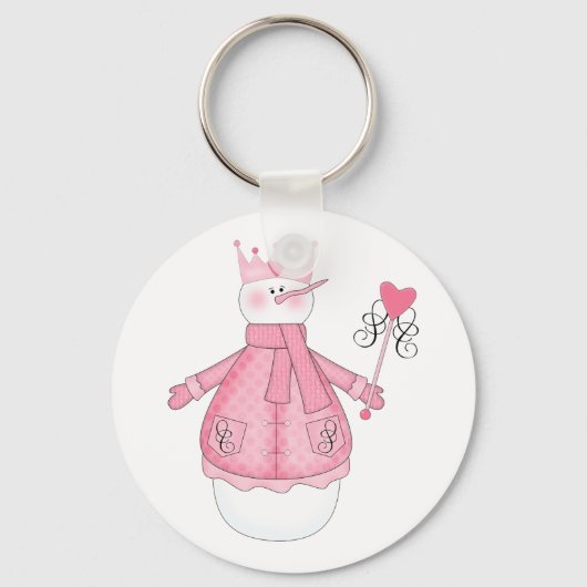 Sneeuw Prinses Vakantie Tshirts en geschenken Sleutelhanger (Voorkant)