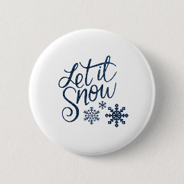 sneeuw ronde button 5,7 cm
